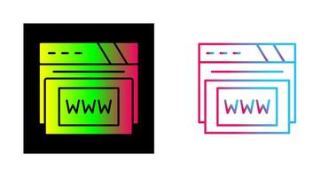 Www Vector Icon