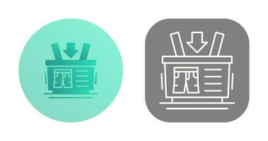 Shopping Basket Vector Icon