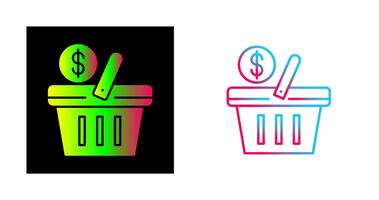 Shopping Basket Vector Icon