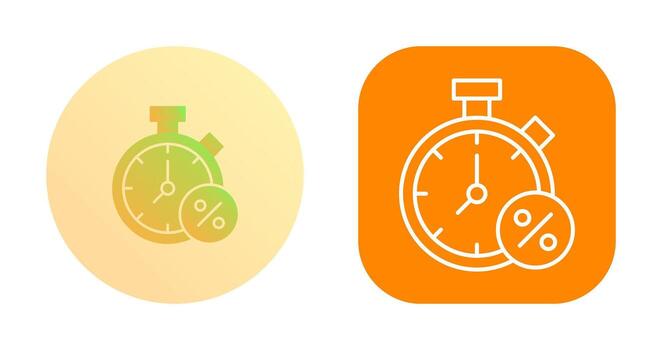 icono de vector de temporizador