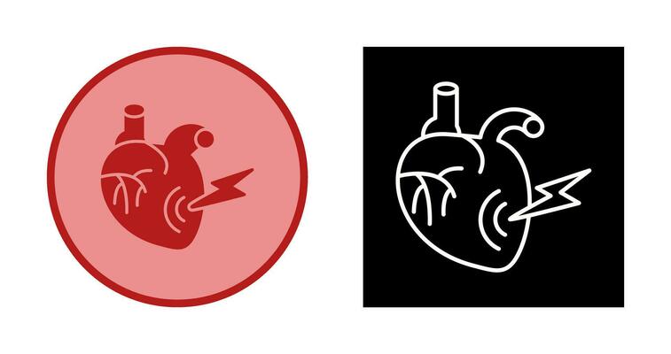 Heart Attack Vector Icon
