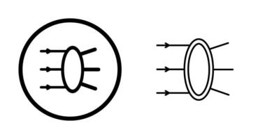 Refraction Vector Icon