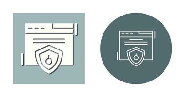 Web Security Vector Icon