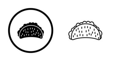 icono de vector de tacos