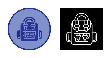 icono de vector de mochila