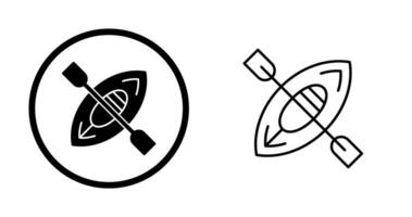 Kayak Vector Icon