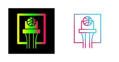 icono de vector de baloncesto