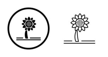 icono de vector de girasol