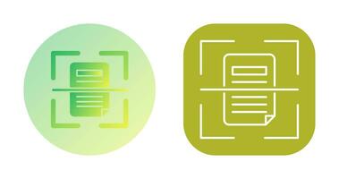 Scan Vector Icon