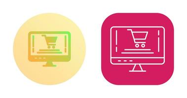 Online Shopping Vector Icon