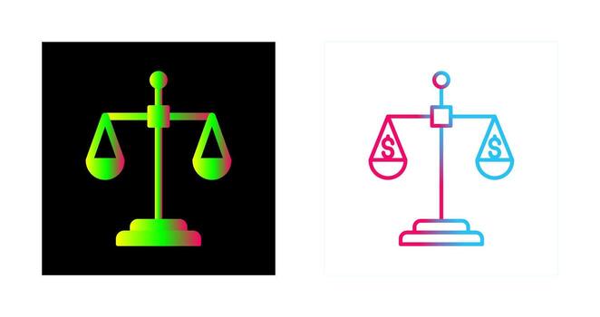 icono de vector de escala