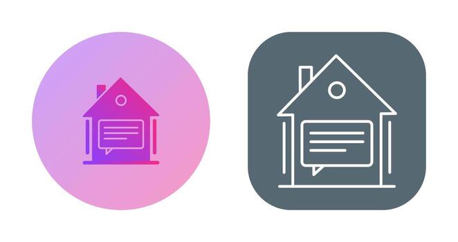 icono de vector de mensaje