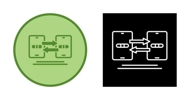 Data Synchronization Vector Icon