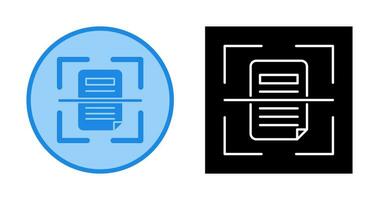 Scan Vector Icon