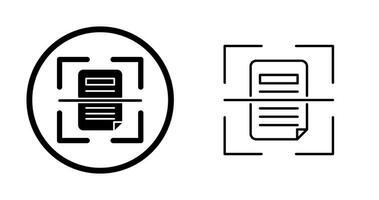 Scan Vector Icon