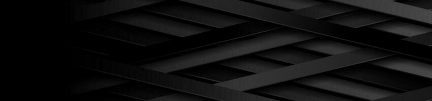 Black stripes abstract technology geometric background vector