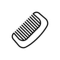 comb icon vector in line style