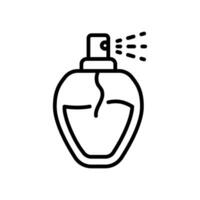 perfume vector icon in line style