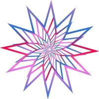 Geometric Mandala Design vector