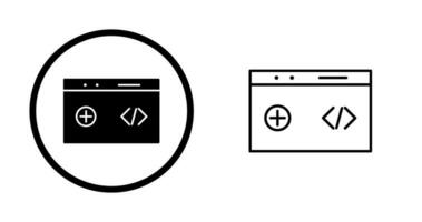Unique Clean Code Vector Icon