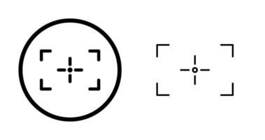 Unique Focus Vector Icon