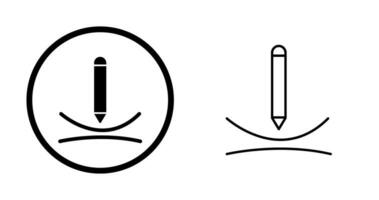 Draw Curve Vector Icon