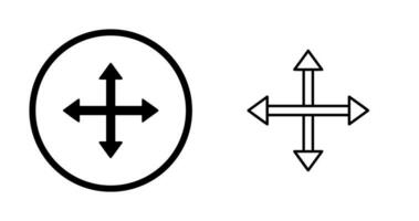 Unique Move Vector Icon