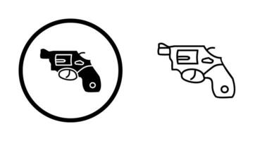 Unique Revolver Vector Icon