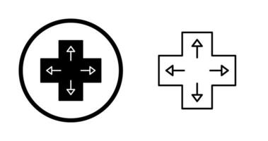 icono de vector de teclas de dirección únicas