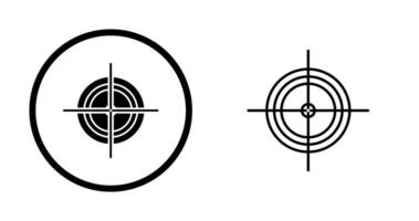 Unique Target Vector Icon