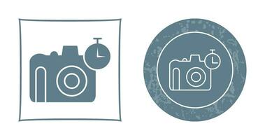 Unique Timer on Camera Vector Icon