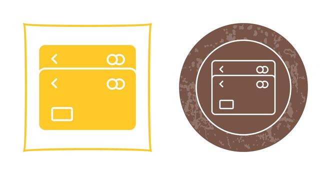 Unique Multiple Cards Vector Icon