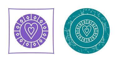 Heart Chip Vector Icon