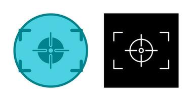 Unique Focus Horizontal Vector Icon