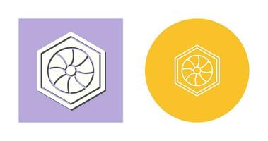 Unique Hexagonal Diaphram Vector Icon