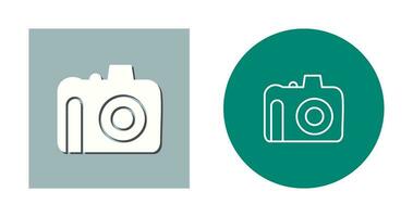 Unique DSLR Camera Vector Icon