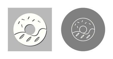 Cream Doughnut Vector Icon