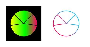 Pie Chart Analysis Vector Icon