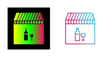 Unique Cafe and Bar Vector Icon