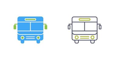 icono de vector de bus