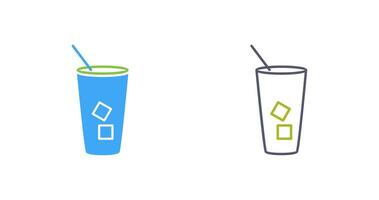 Iced Coffee Vector Icon