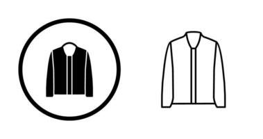 icono de vector de chaqueta