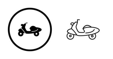 icono de vector de scooter