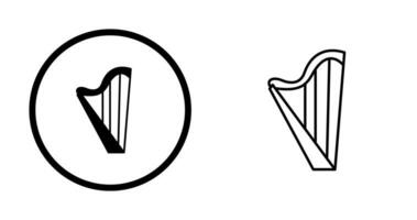 Harp Vector Icon