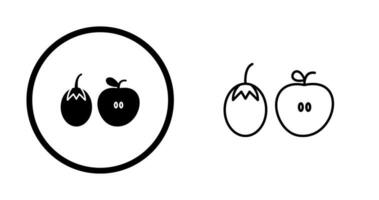 Fruits and VVegetables Vector Icon