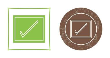 Checkbox Vector Icon