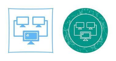 Connected Systems Vector Icon