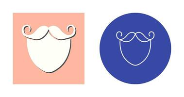 Beard and Moustache Vector Icon