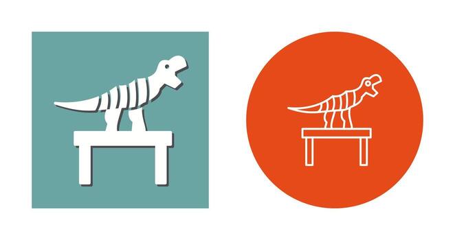 Bones Exhibit Vector Icon