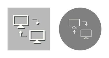 icono de vector de sistemas compartidos